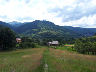 landscape with a house