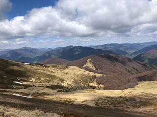 mountain road in the mountains