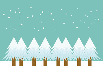 もみの木（雪）