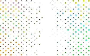 Light Multicolor, Rainbow vector template with circles.