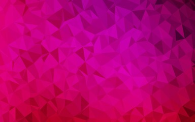 Obraz premium Light Purple, Pink vector abstract polygonal cover.