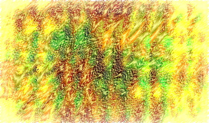 Colorful cool background for wrapping paper. Decorative bright backdrop in green and yellow tones. Cool stylish contemporary art. Trendy abstract drawing web design. Urban style illustration 