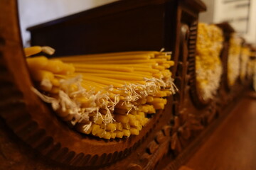 Kerzen, Opferkerzen, Kirche,