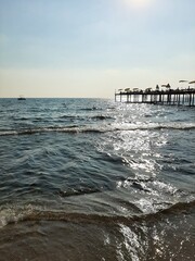 Obraz premium sunset on the beach