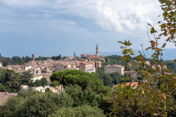 Fototapeta na wymiar Perugia - August 2019: view of city center