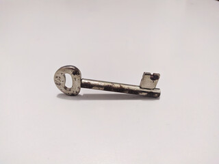 close up of a key