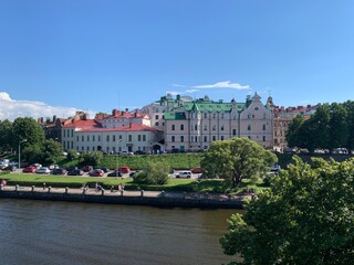 view of the city of the river