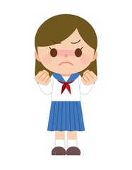 怒り 学生 女性