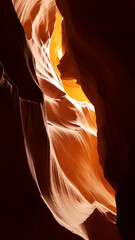 Glowing Slot Canyon Narrows - Antelope Canyon , Northern Arizona