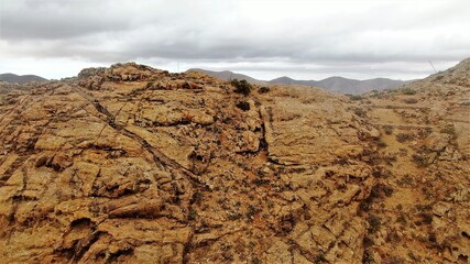 desert mountains with beautiful shapes and colors