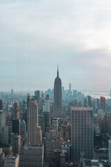 Fototapeta na wymiar Foto del skyline de Manhattan, Nueva York