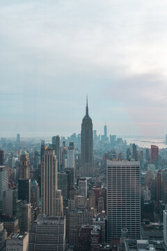 Foto del skyline de Manhattan, Nueva York © Raquel