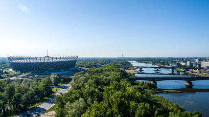 Fototapeta Warszawa - Stadion Narodowy  obraz
