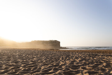 sunset on the beach