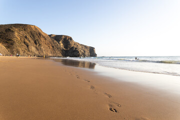 beach at sunset