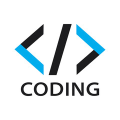 Vector logo of coding and it companies