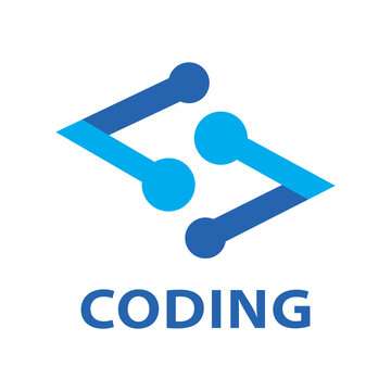 Vector logo of coding and it companies