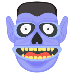 
Long teeths with blood is dracula icon 
