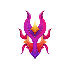 dragon head colorful logo