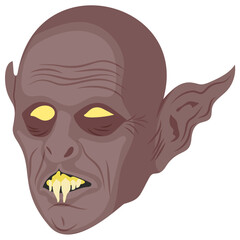 
Long teeths with blood is dracula icon 
