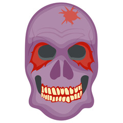 
Long teeths with blood is dracula icon 
