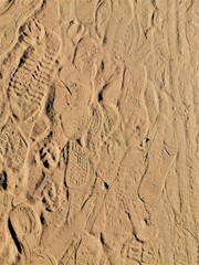 traces on sand