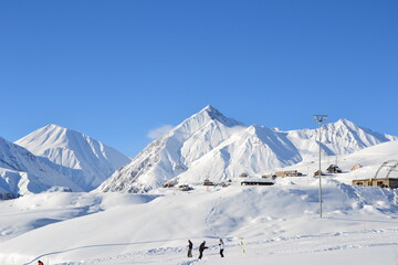 winter mountain landscape