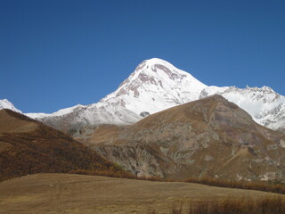 Kazbeki mountain in Georgia