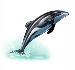 Maui's dolphin (Cephalorhynchus hectori maui) © Liliya