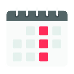 calendar vector flat icon