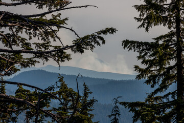790 Fire as Seen From Crater Lake, Oregon