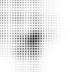 Circle halftone, screentone vector illustrations. Dots, dotted, speckles vector illustration