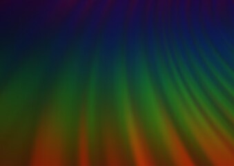 Dark Multicolor, Rainbow vector bokeh pattern.