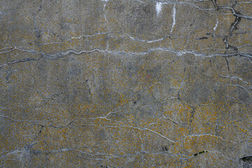 Abstract colorful cement wall texture and background with cracks