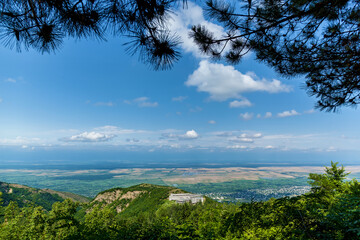 Obraz premium view of the Alazani Valley