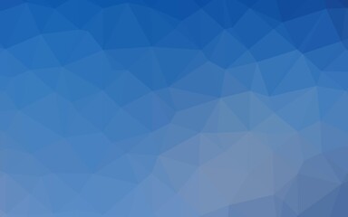 Fototapeta premium Light BLUE vector polygon abstract layout.