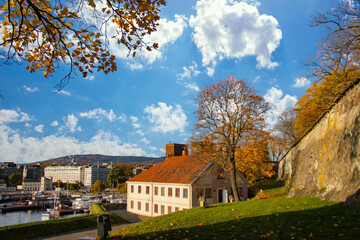 Fototapeta premium Autumn trip to Norway's capitol