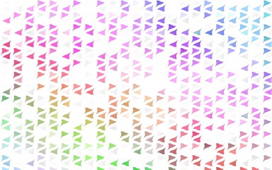 Light Multicolor, Rainbow vector pattern in polygonal style.