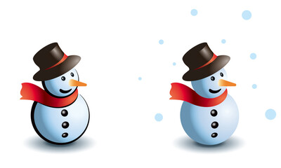 BONHOMME DE NEIGE COLORÉ