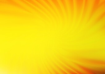 Light Orange vector blurred and colored template.