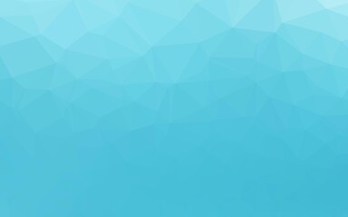 Fototapeta premium Light BLUE vector shining triangular template.