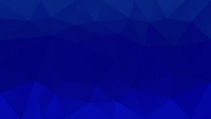 Vector abstract polygonal dark blue background