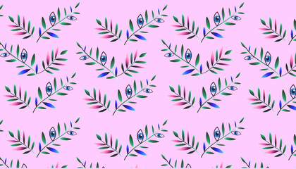 seamless pattern with flowers