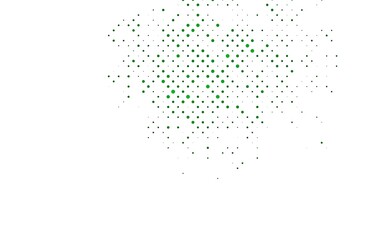 Light Green vector backdrop with dots.