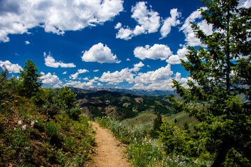 Obraz premium Taylor Canyon Trail Sky - Idaho