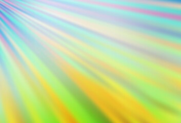 Obraz premium Light Blue, Green vector backdrop with long lines.