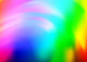 Fototapeta premium Light Multicolor, Rainbow vector abstract background.