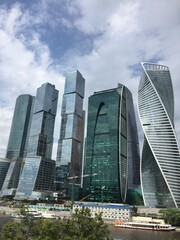 modern office buildings