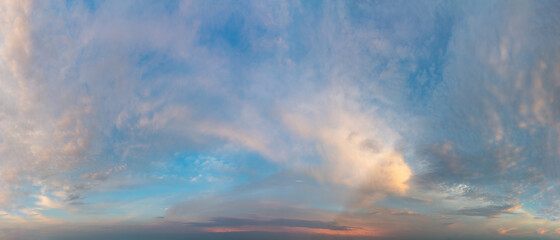 Fantastic clouds at sunrise