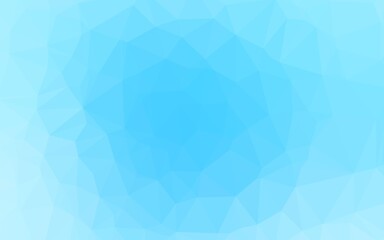 Light BLUE vector blurry triangle pattern.